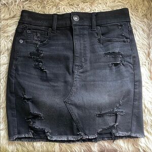 American Eagle Outfitters Black Mini Pencil Skirt